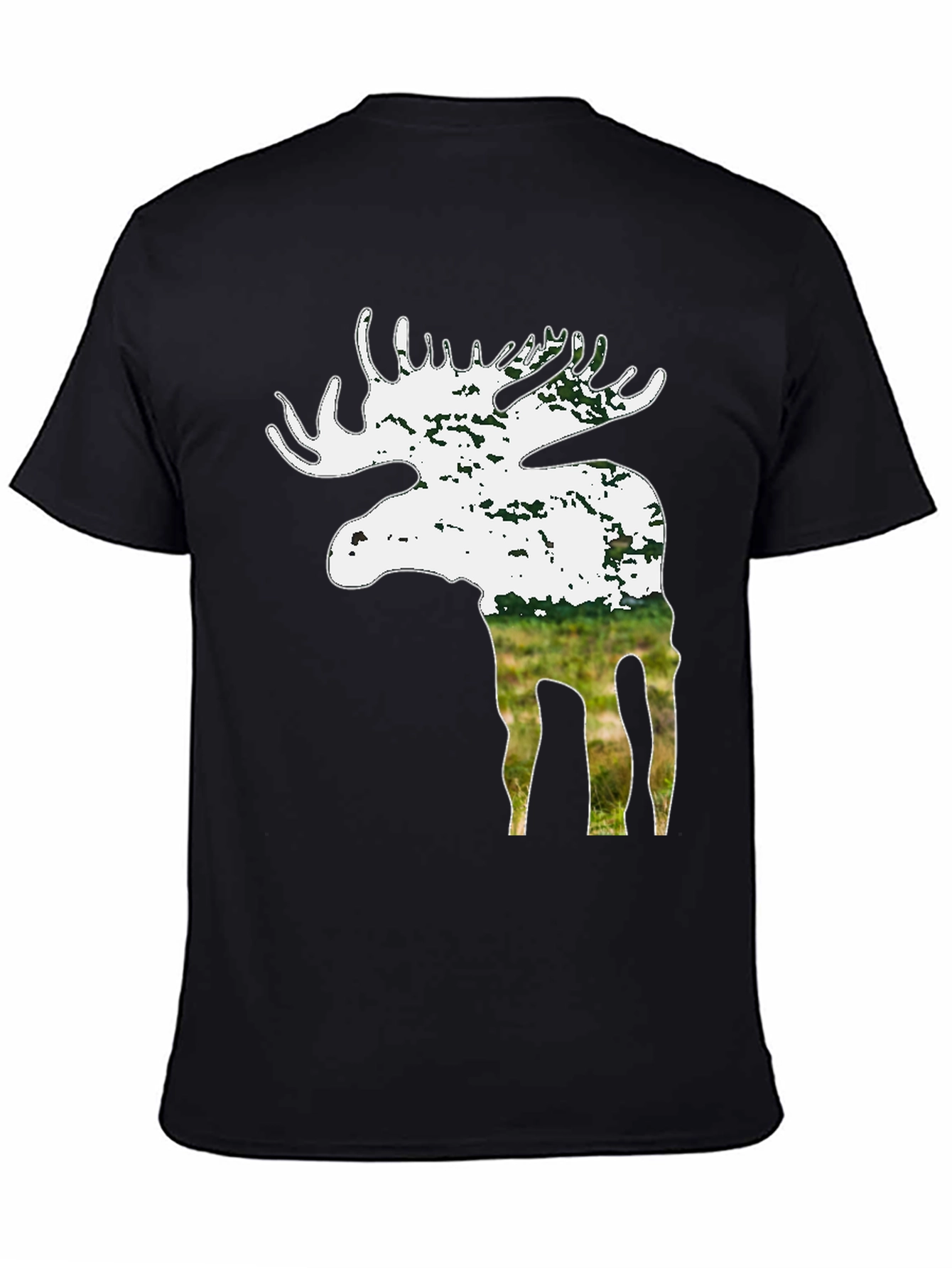 Moose Silhouette Graphic Tee