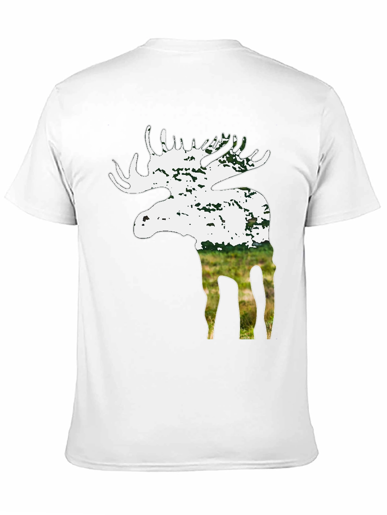 Moose Silhouette Graphic Tee