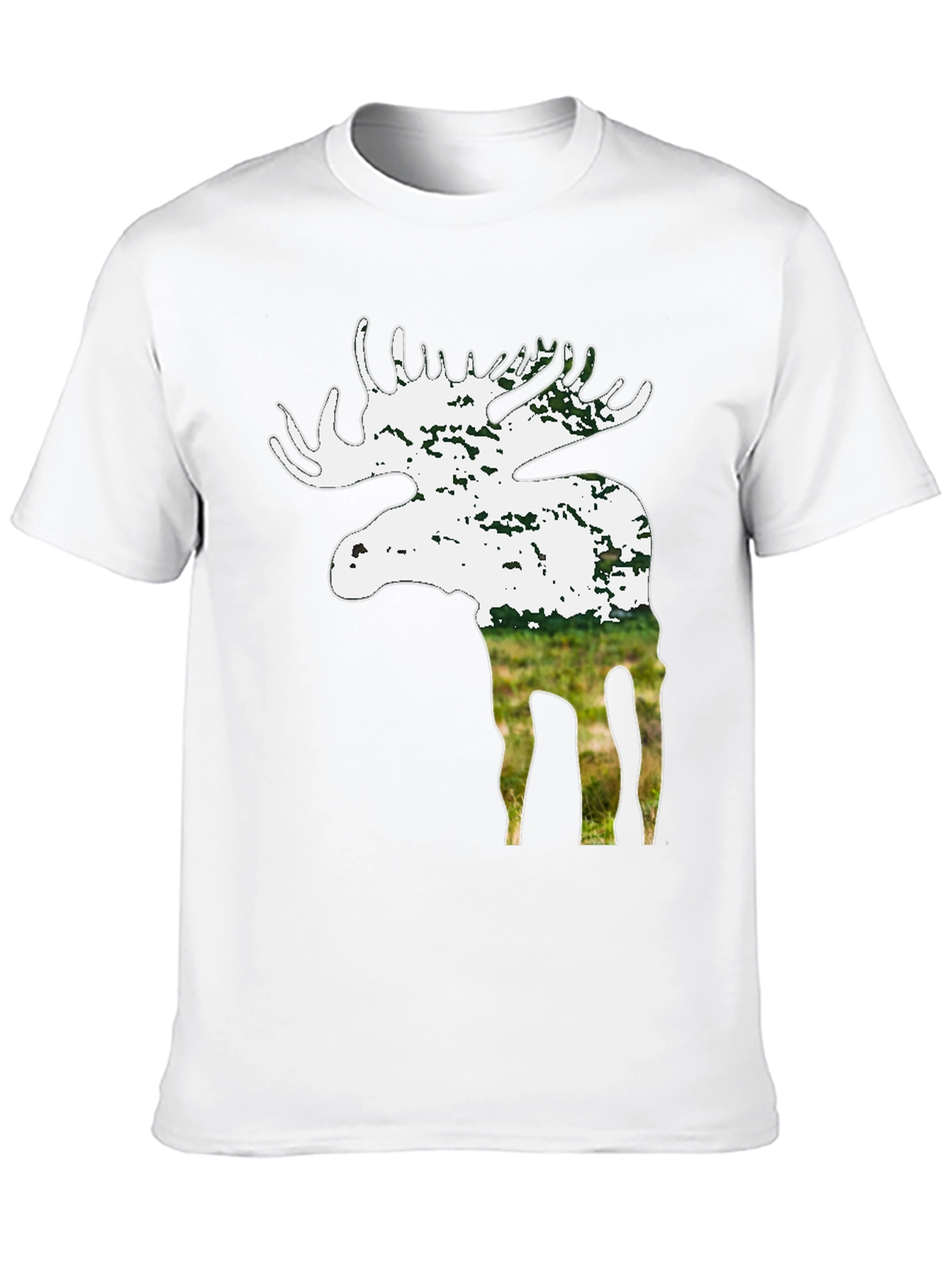 Moose Silhouette Graphic Tee