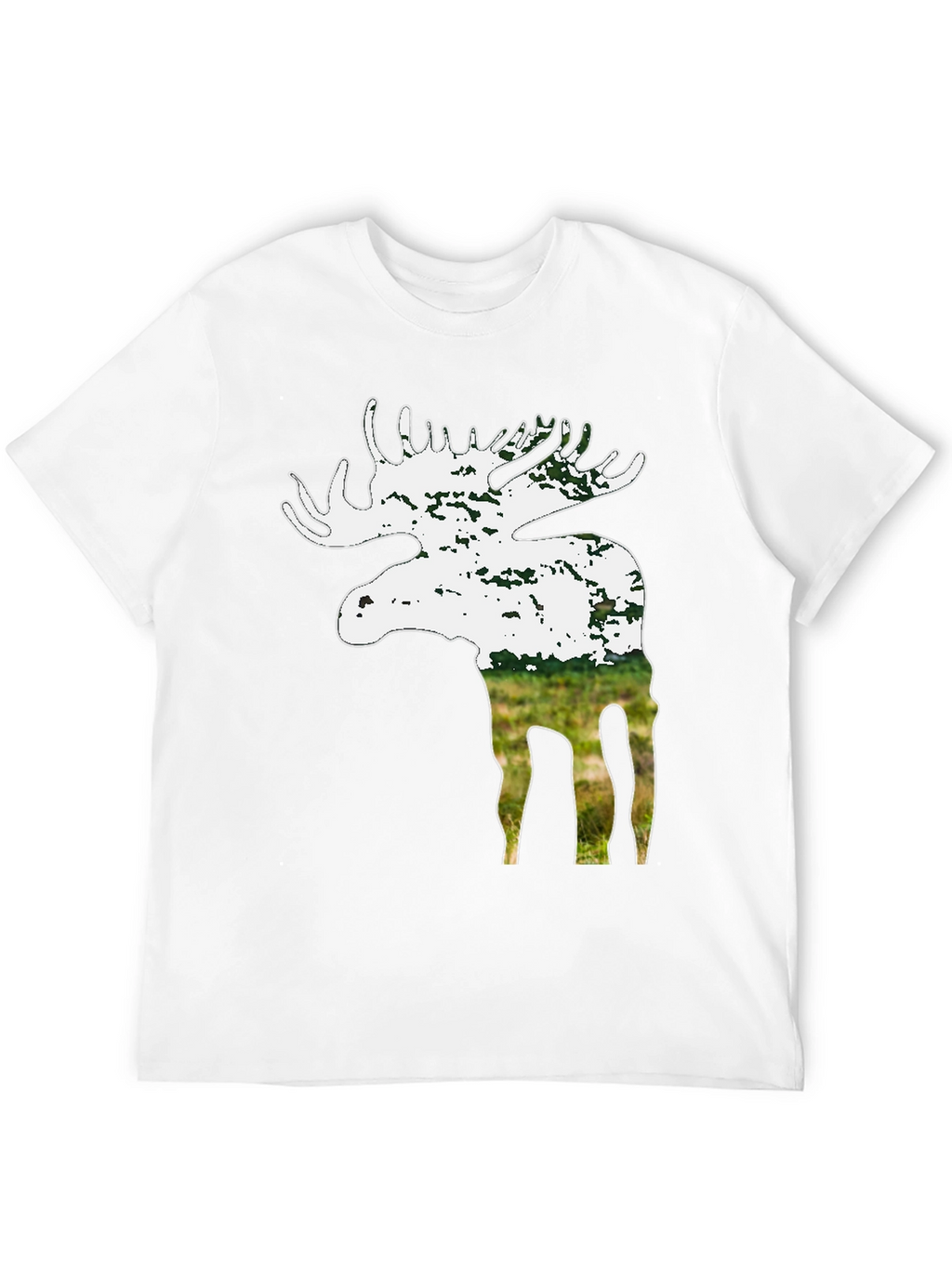 Moose Silhouette Graphic Tee