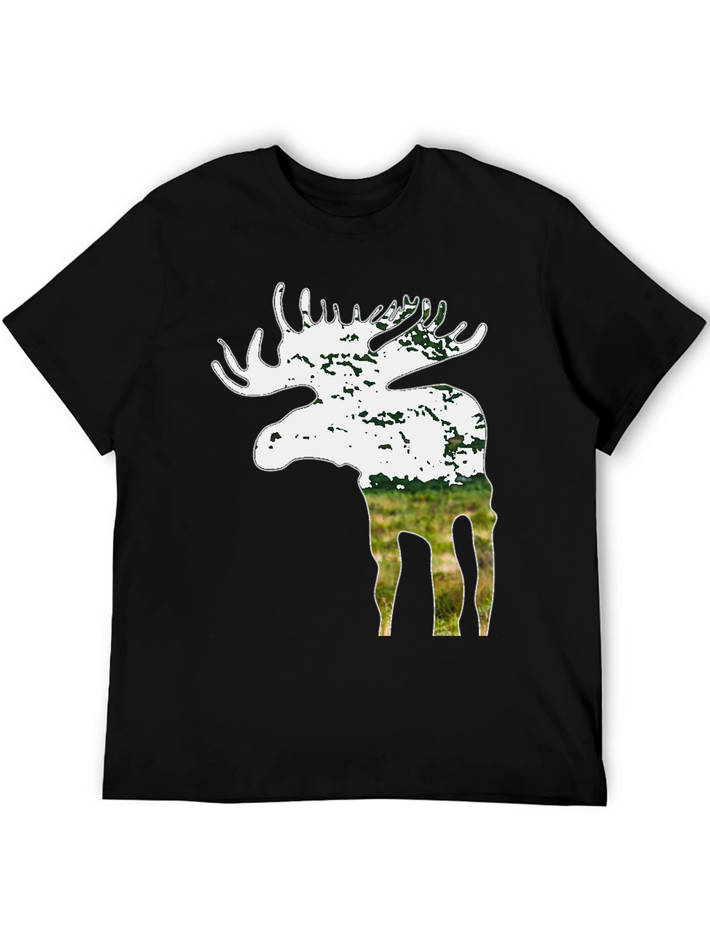 Moose Silhouette Graphic Tee