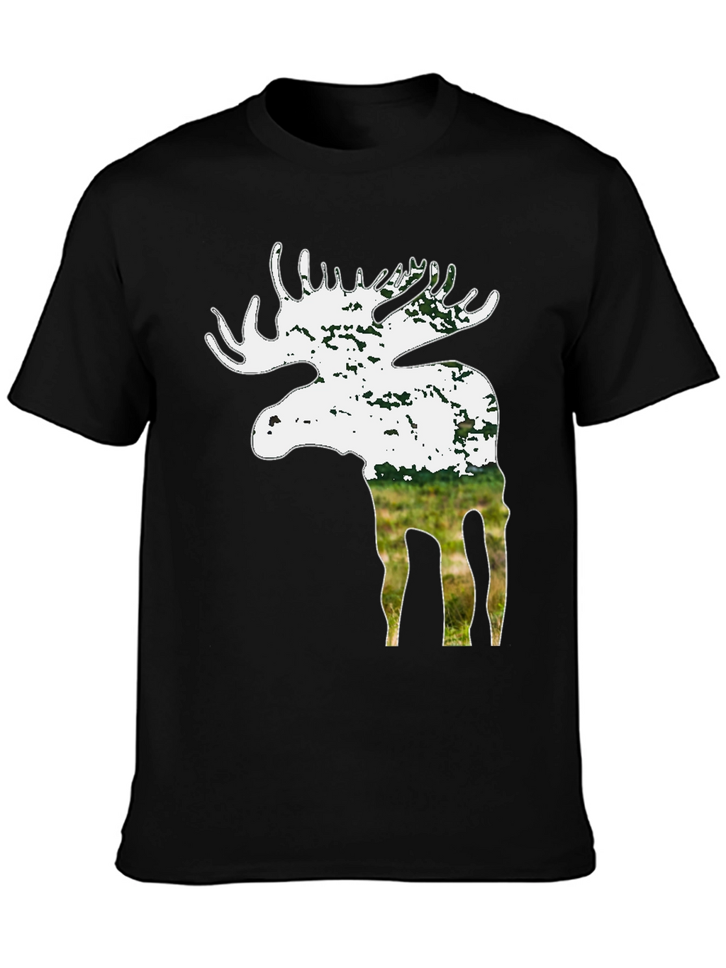 Moose Silhouette Graphic Tee
