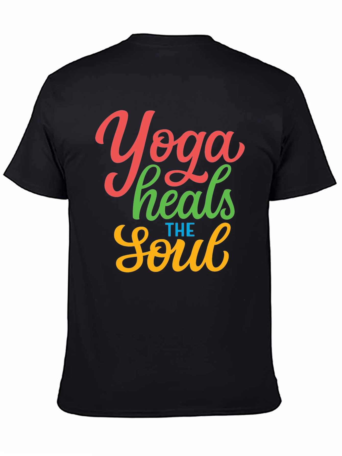 Yoga Heals the Soul Graphic T-Shirt