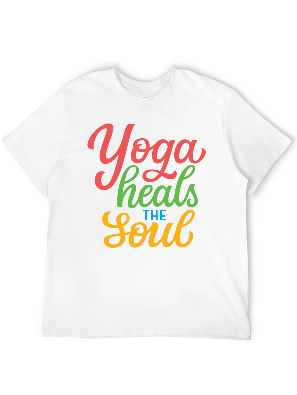 Yoga Heals the Soul Graphic T-Shirt