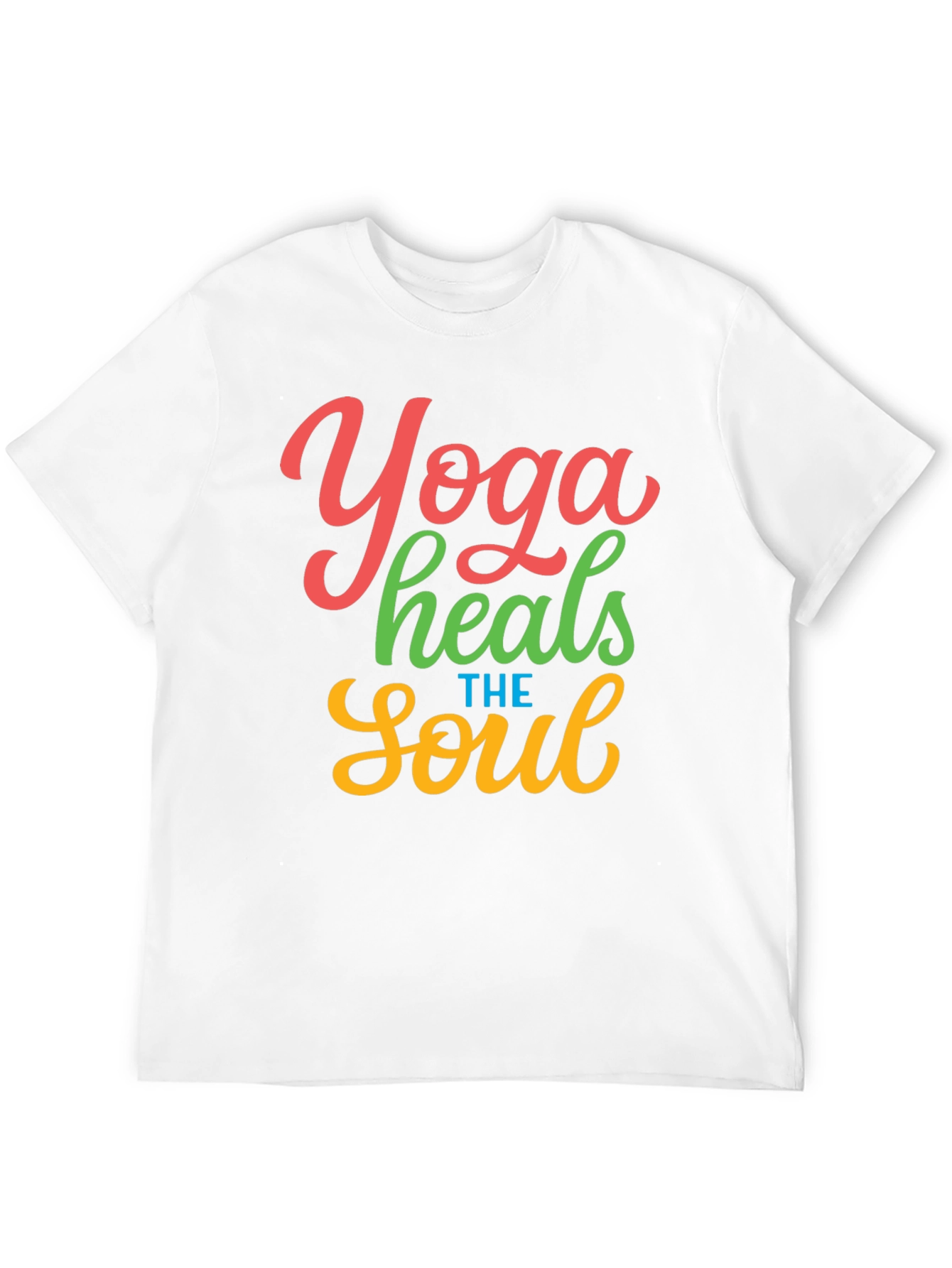 Yoga Heals the Soul Graphic T-Shirt