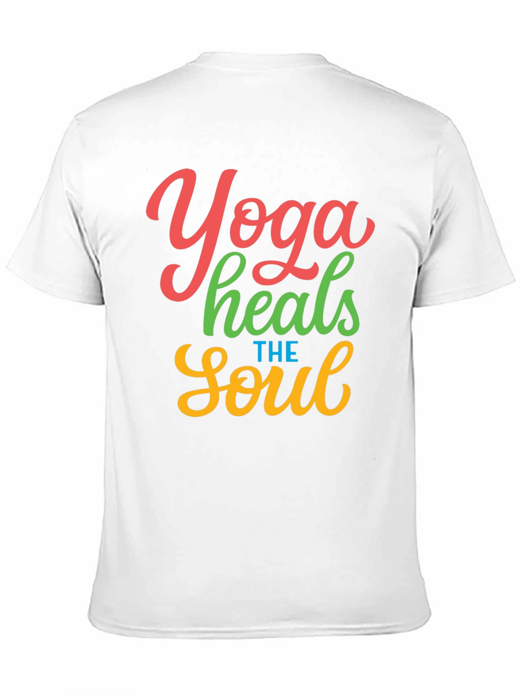 Yoga Heals the Soul Graphic T-Shirt