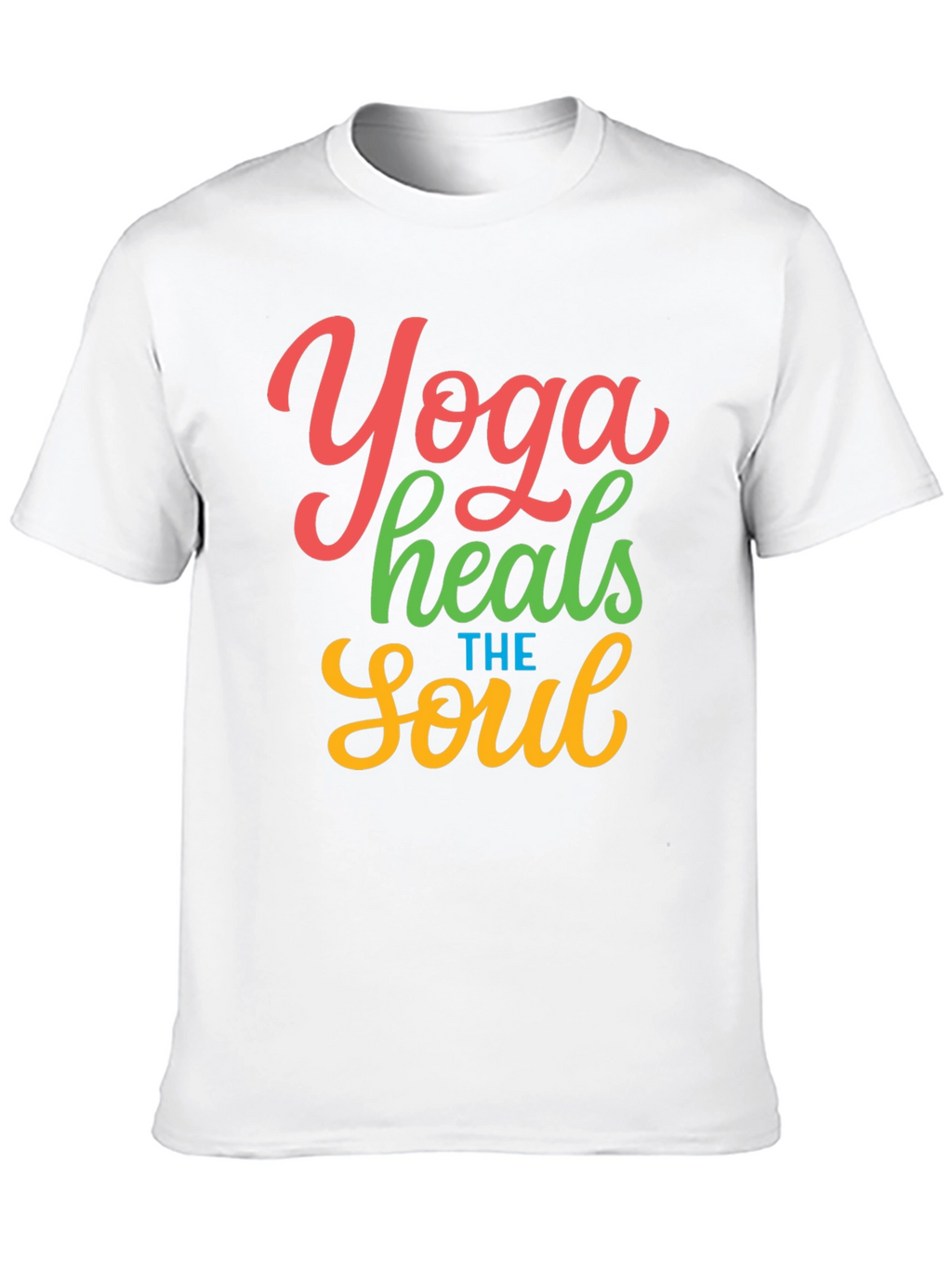 Yoga Heals the Soul Graphic T-Shirt