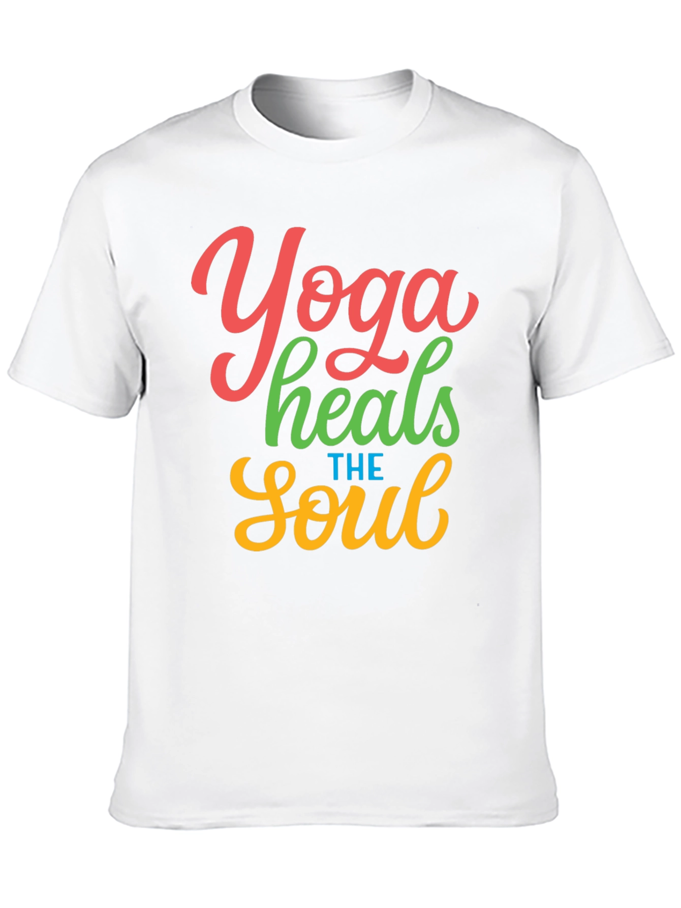 Yoga Heals the Soul Graphic T-Shirt