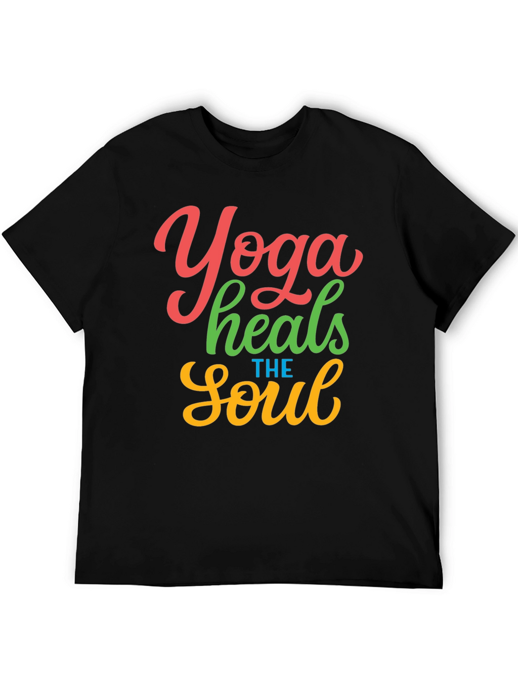 Yoga Heals the Soul Graphic T-Shirt