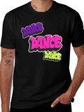 Dance Graphic Black T-Shirt - Funky & Bold