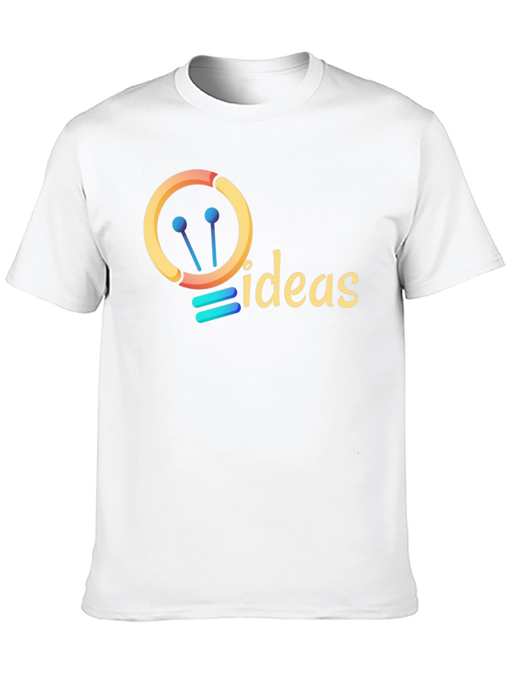 Ideas Graphic Tee - Creative Light Bulb Design