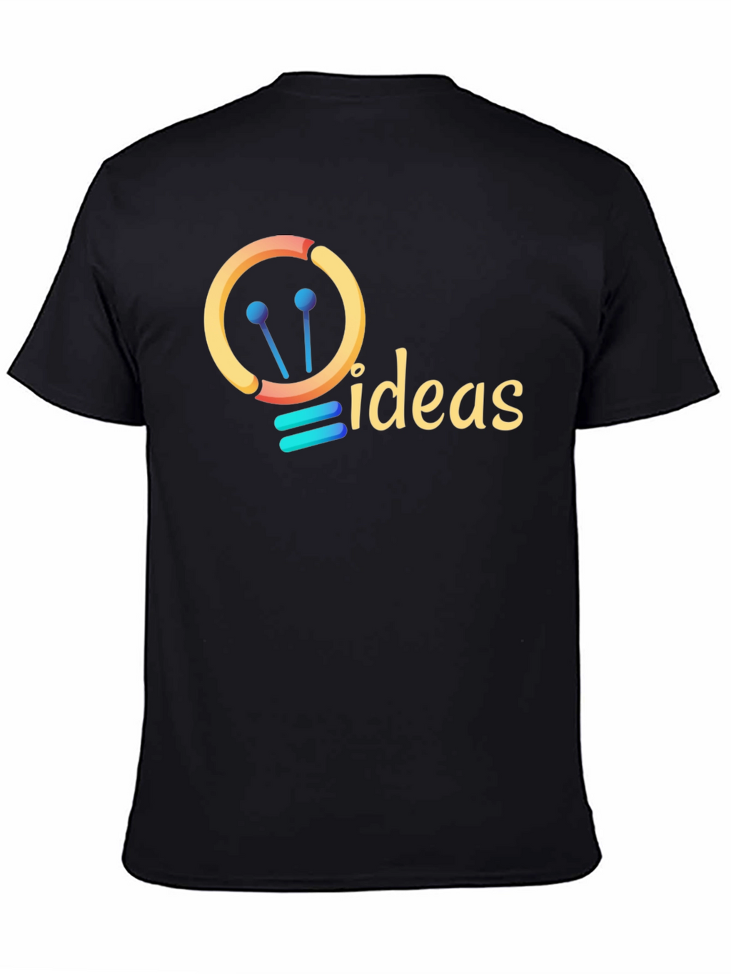 Ideas Graphic Tee - Creative Light Bulb Design