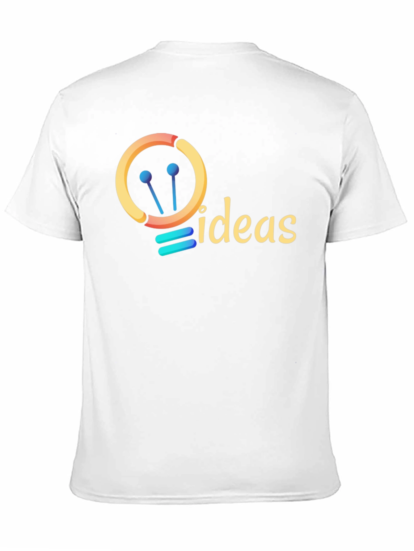Ideas Graphic Tee - Creative Light Bulb Design