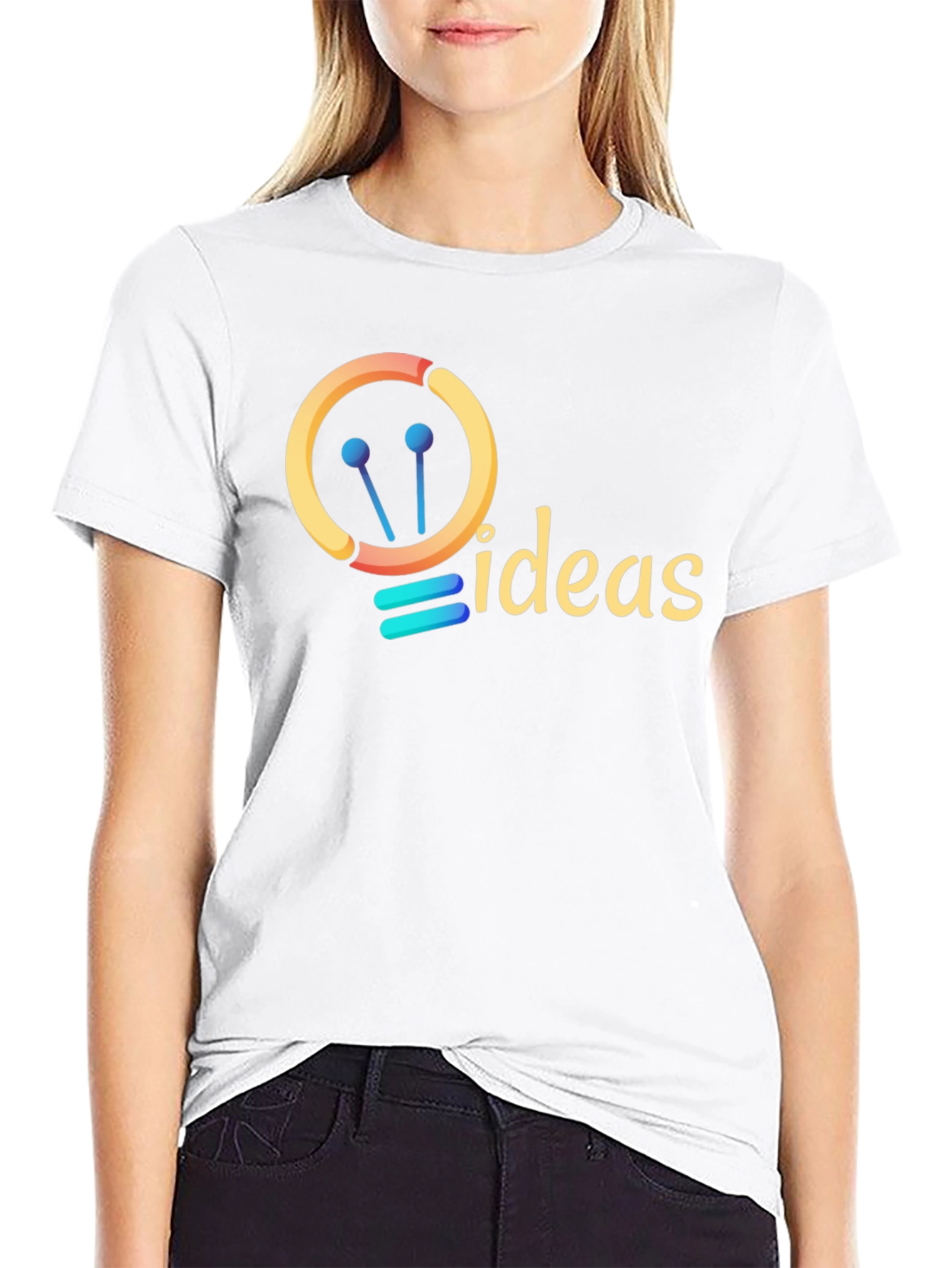 Ideas Graphic Tee - Creative Light Bulb Design