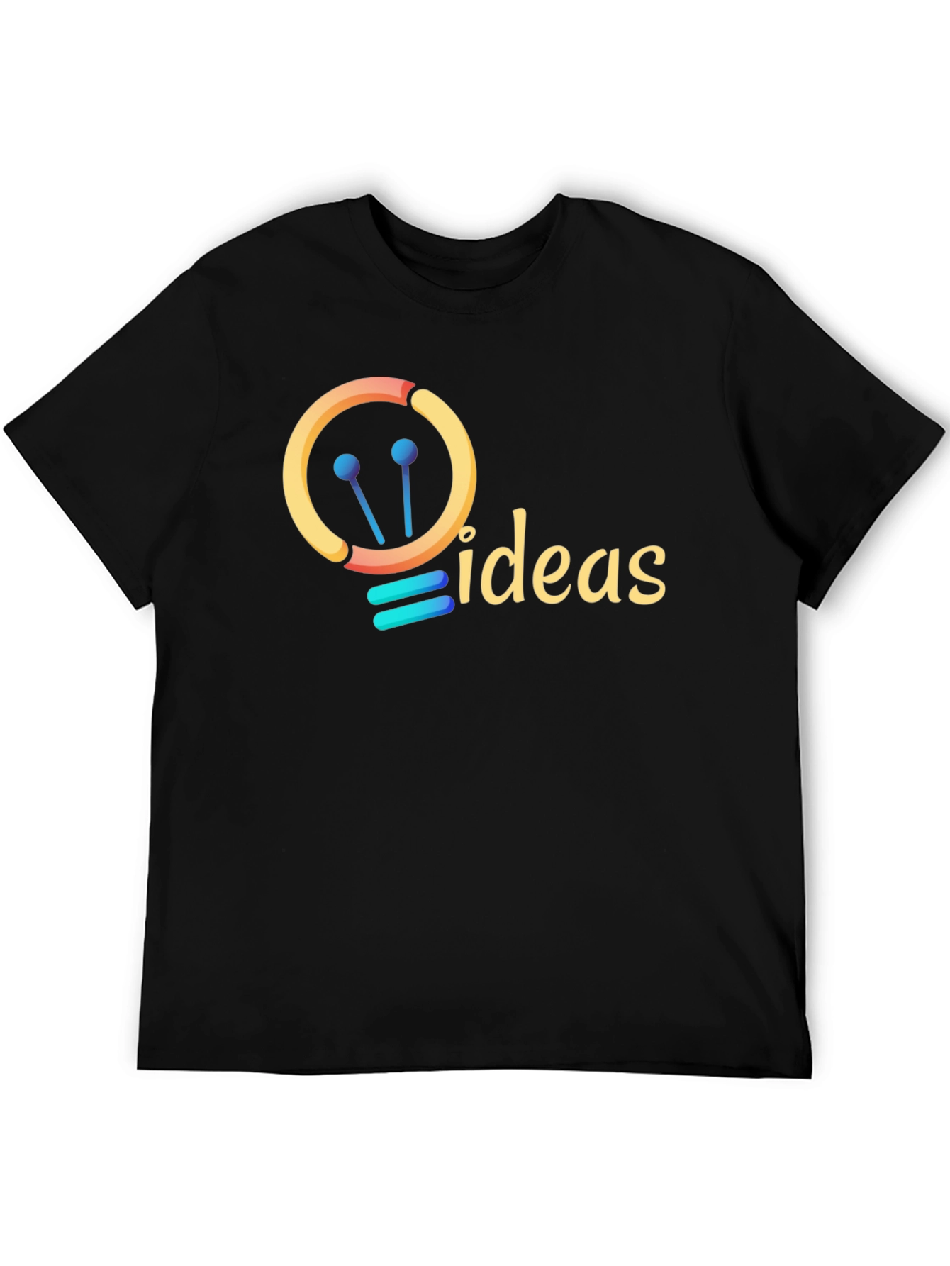Ideas Graphic Tee - Creative Light Bulb Design