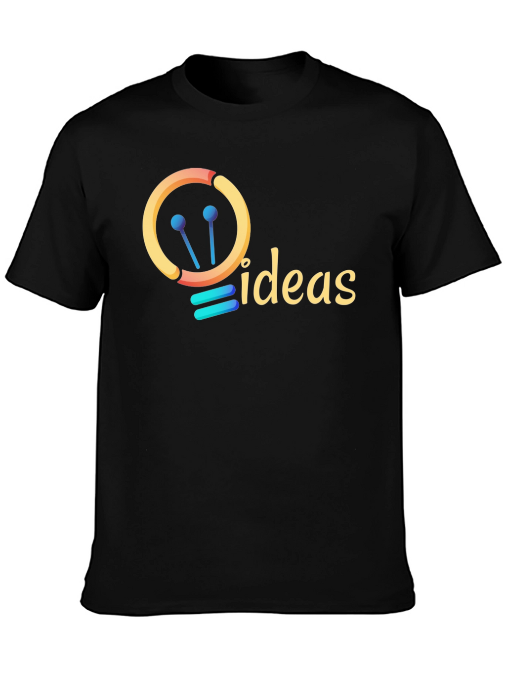 Ideas Graphic Tee - Creative Light Bulb Design