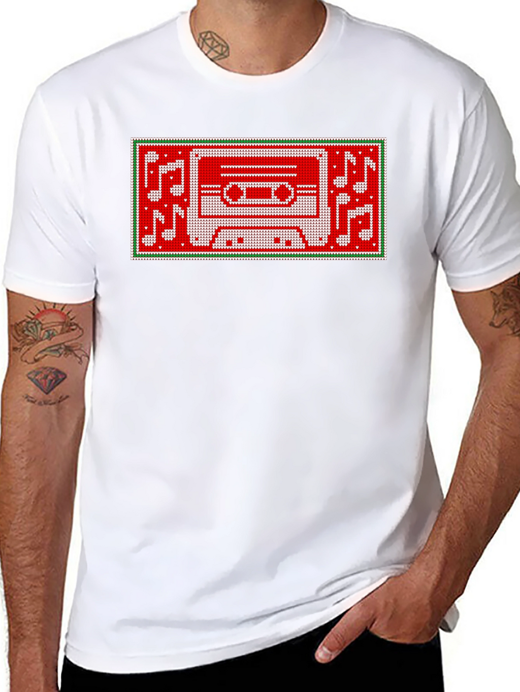 Retro Cassette Tape Music Lover Graphic Tee