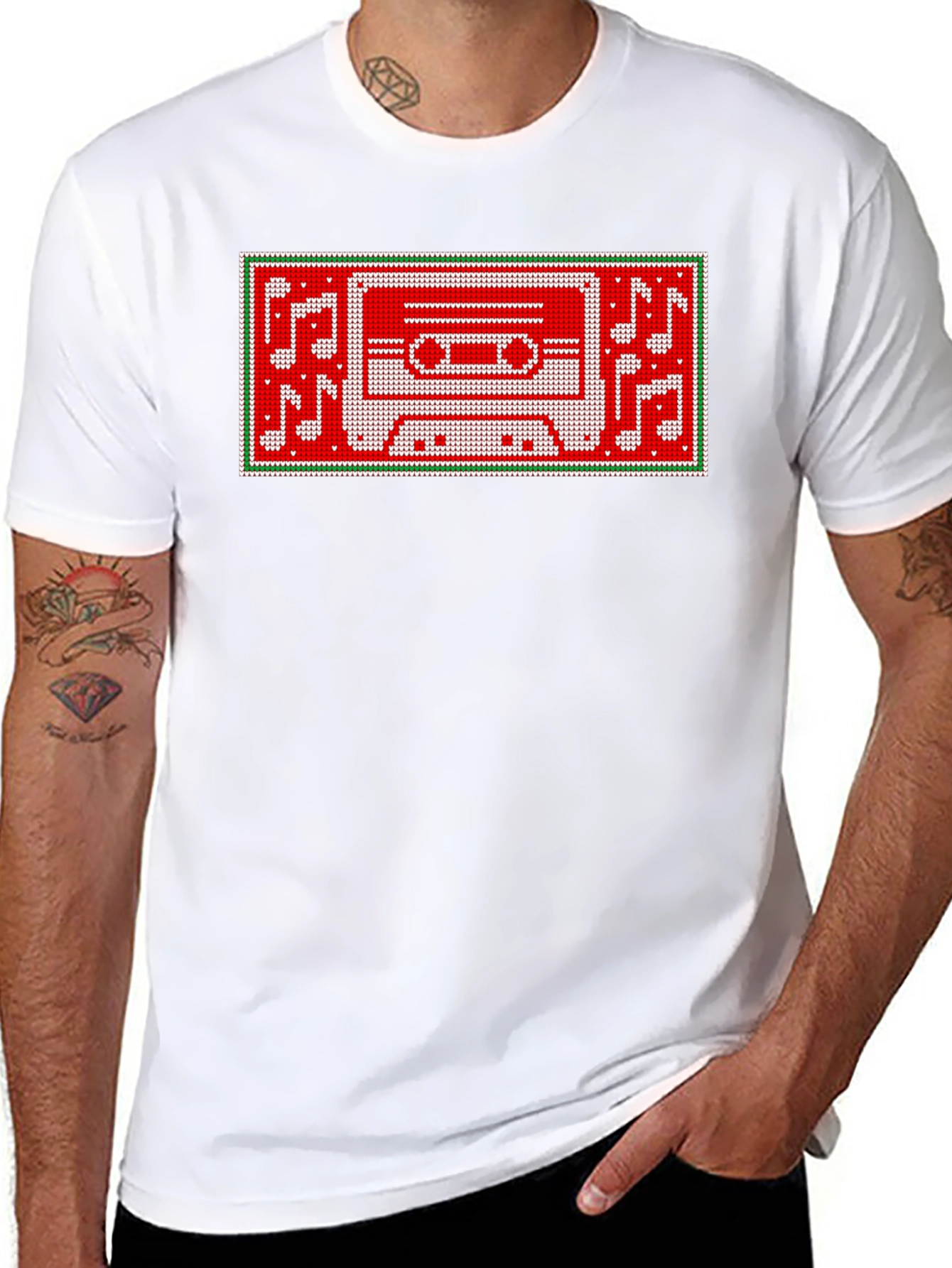 Retro Cassette Tape Music Lover Graphic Tee