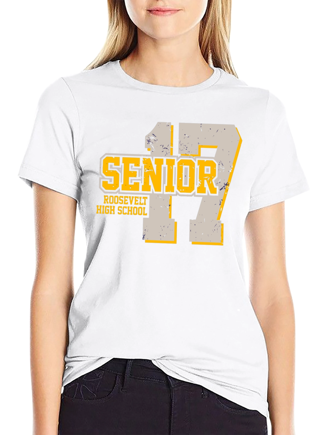 Senior 17 T-Shirt - Roosevelt High School