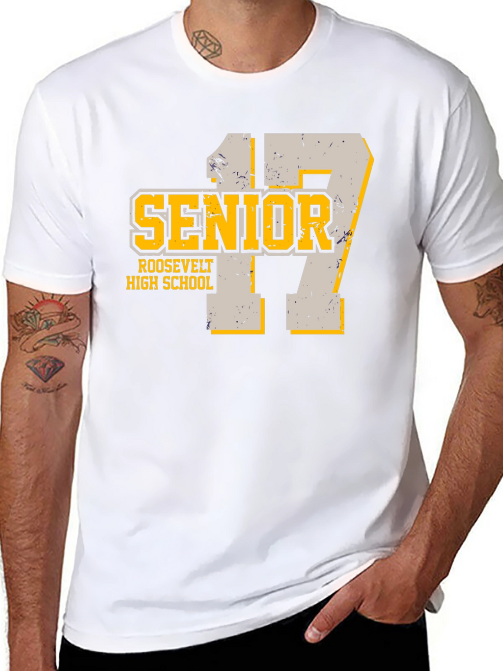 Senior 17 T-Shirt - Roosevelt High School