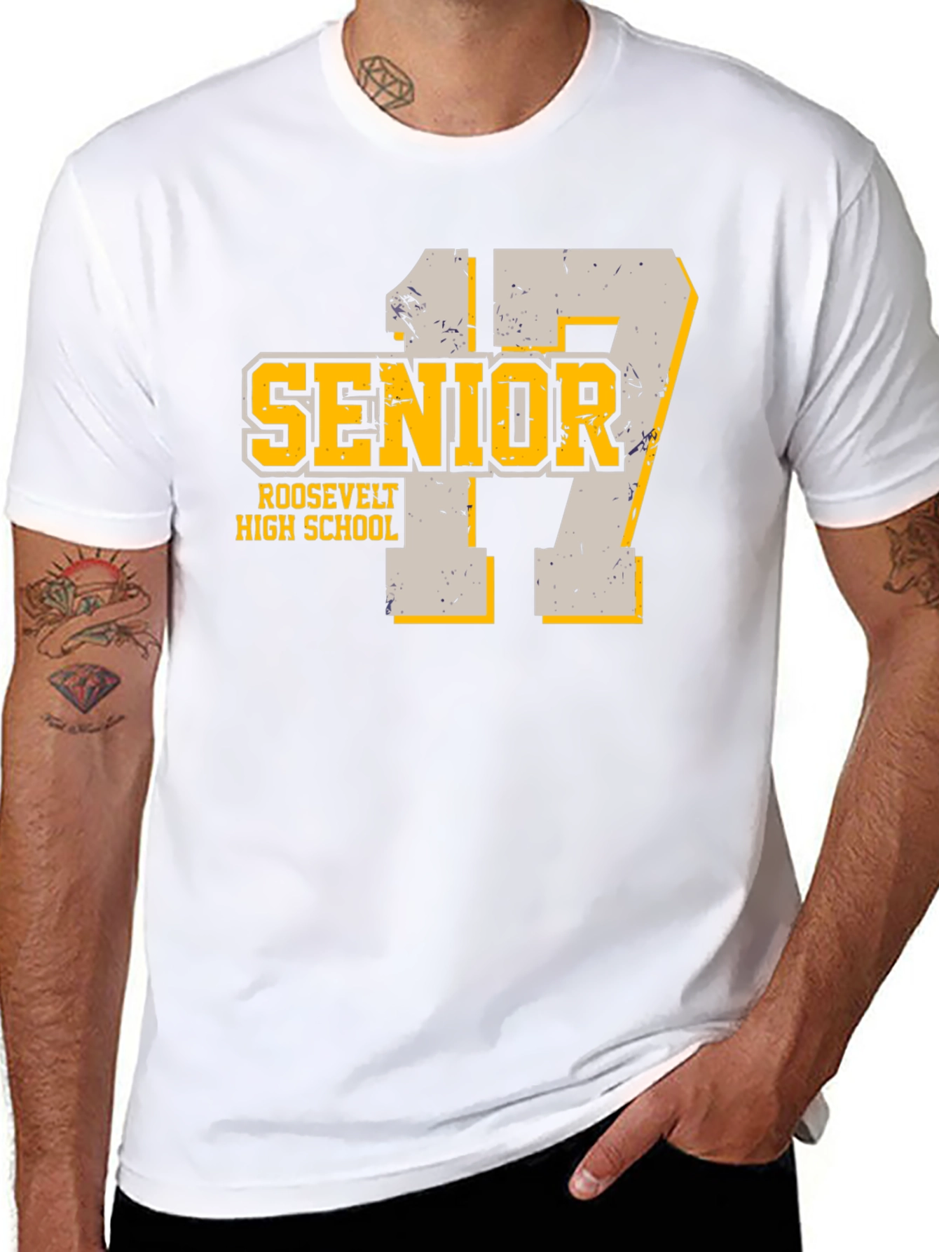 Senior 17 T-Shirt - Roosevelt High School