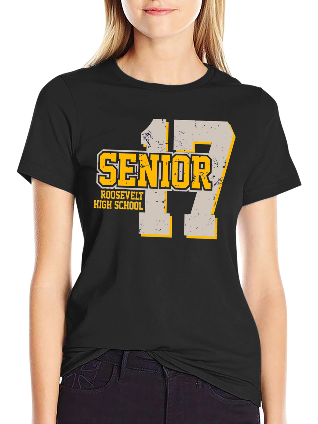 Senior 17 T-Shirt - Roosevelt High School