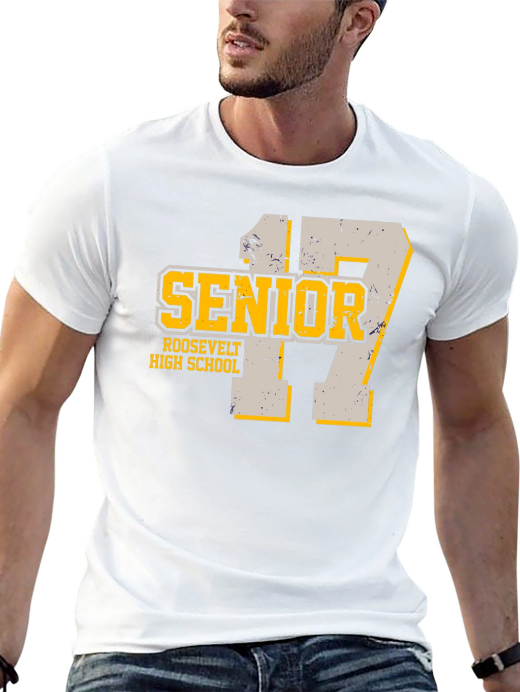 Senior 17 T-Shirt - Roosevelt High School