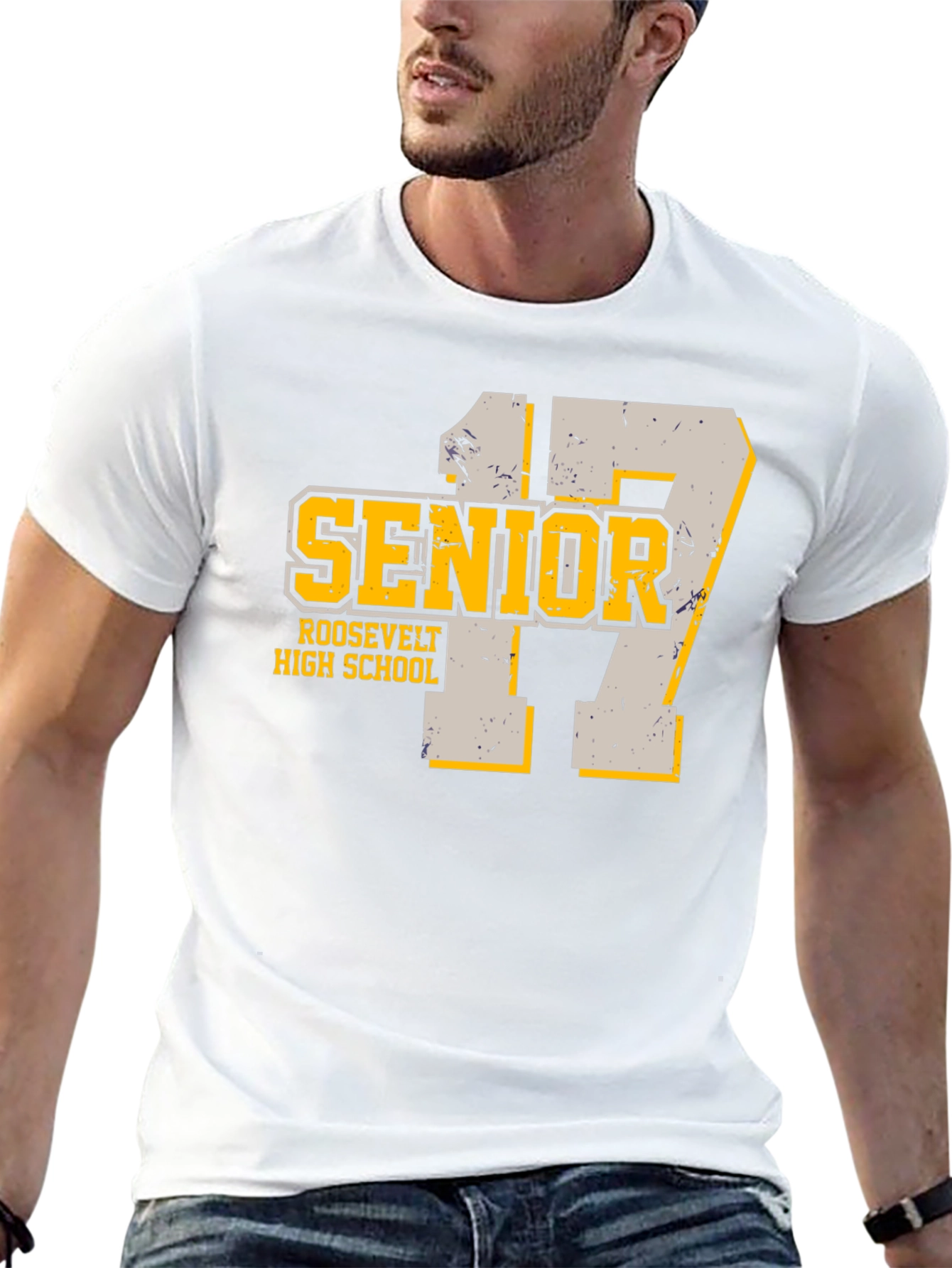 Senior 17 T-Shirt - Roosevelt High School