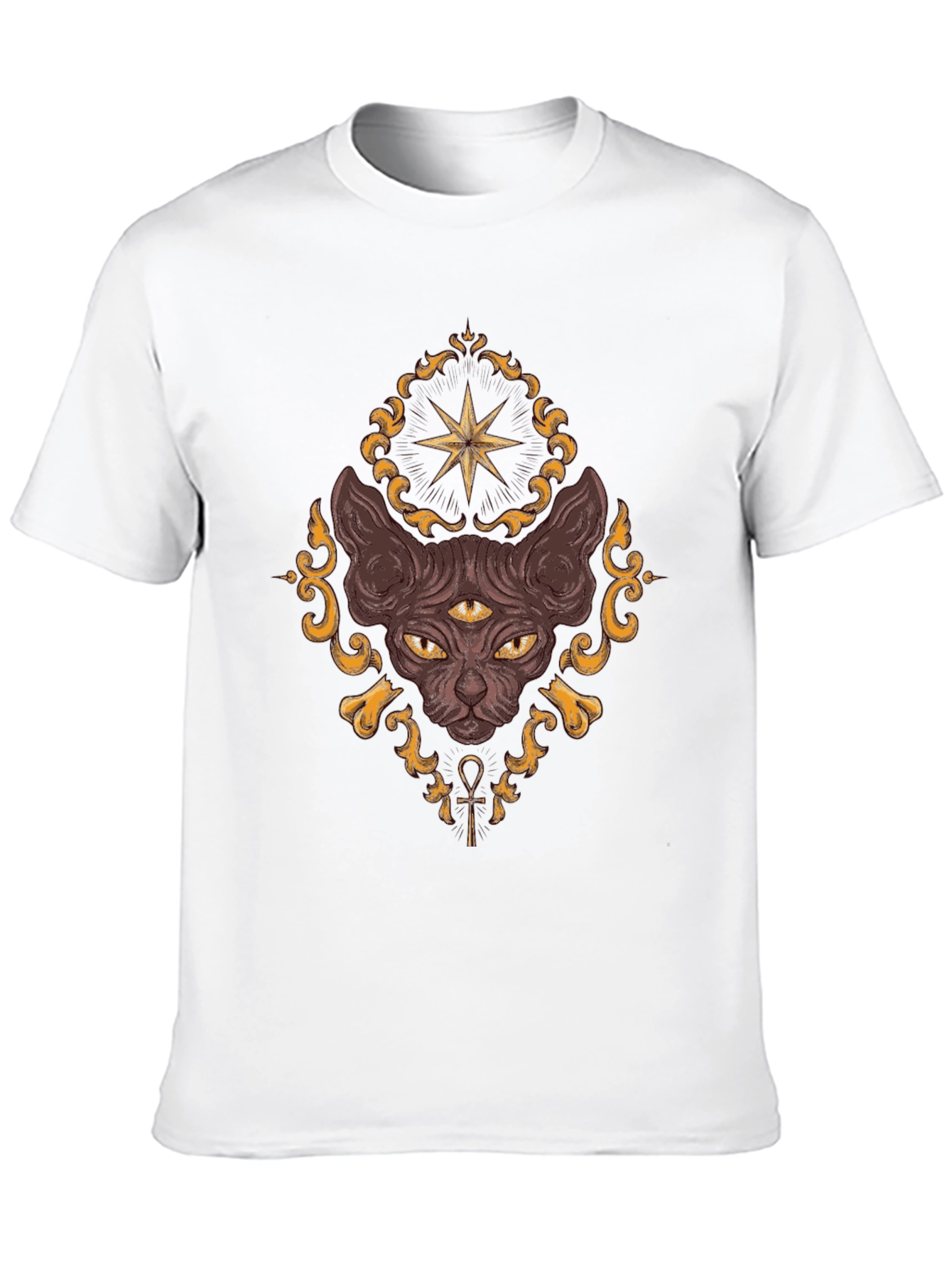 Mystic Cat T-Shirt - Third Eye Design