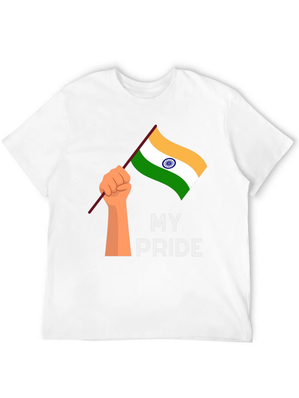 My Pride Graphic Tee - India Flag T-Shirt