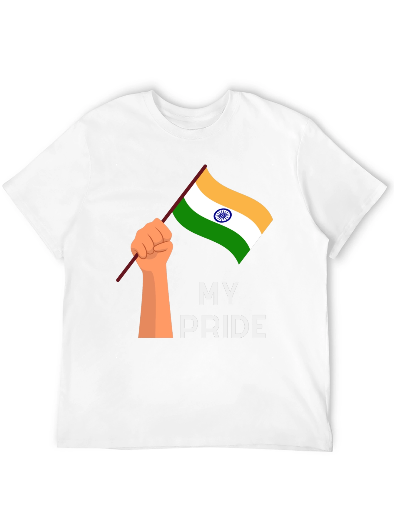 My Pride Graphic Tee - India Flag T-Shirt