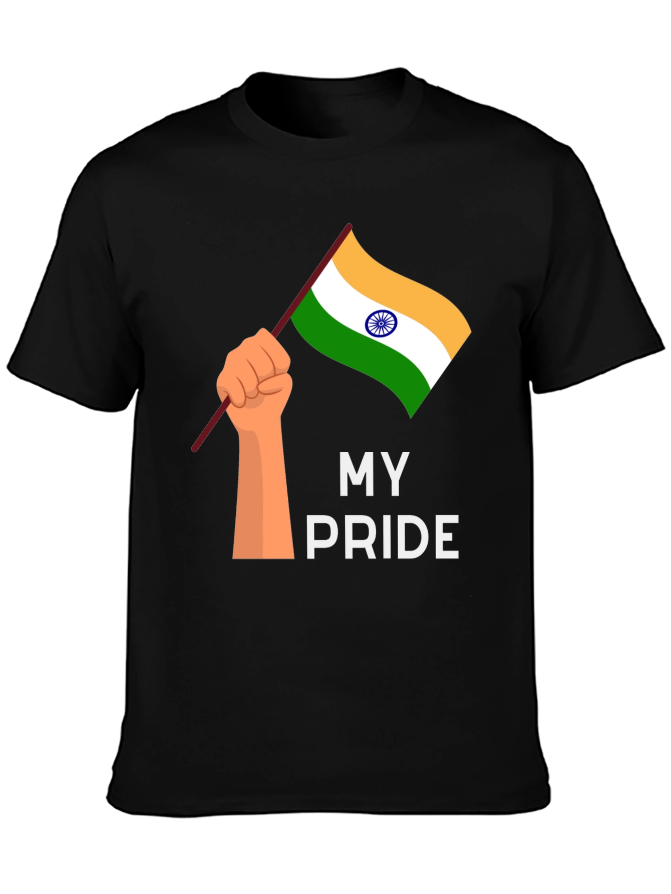 My Pride Graphic Tee - India Flag T-Shirt