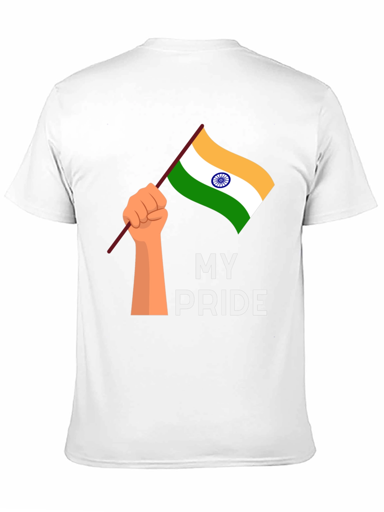 My Pride Graphic Tee - India Flag T-Shirt