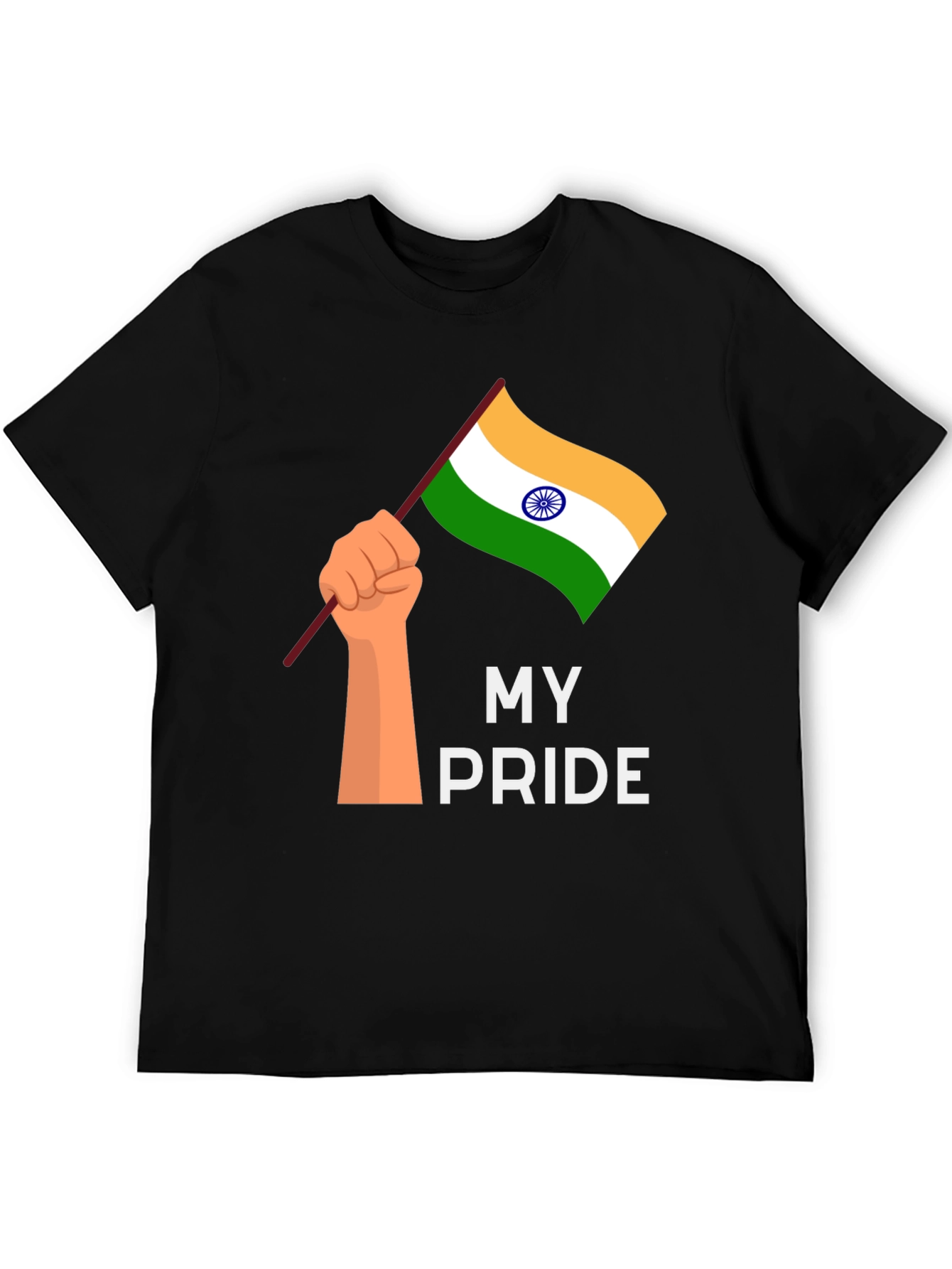 My Pride Graphic Tee - India Flag T-Shirt