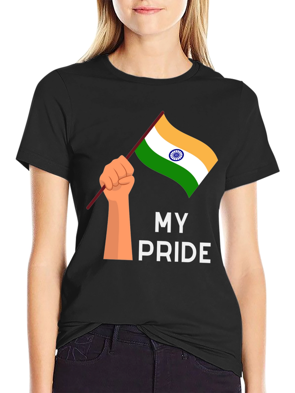 My Pride Graphic Tee - India Flag T-Shirt