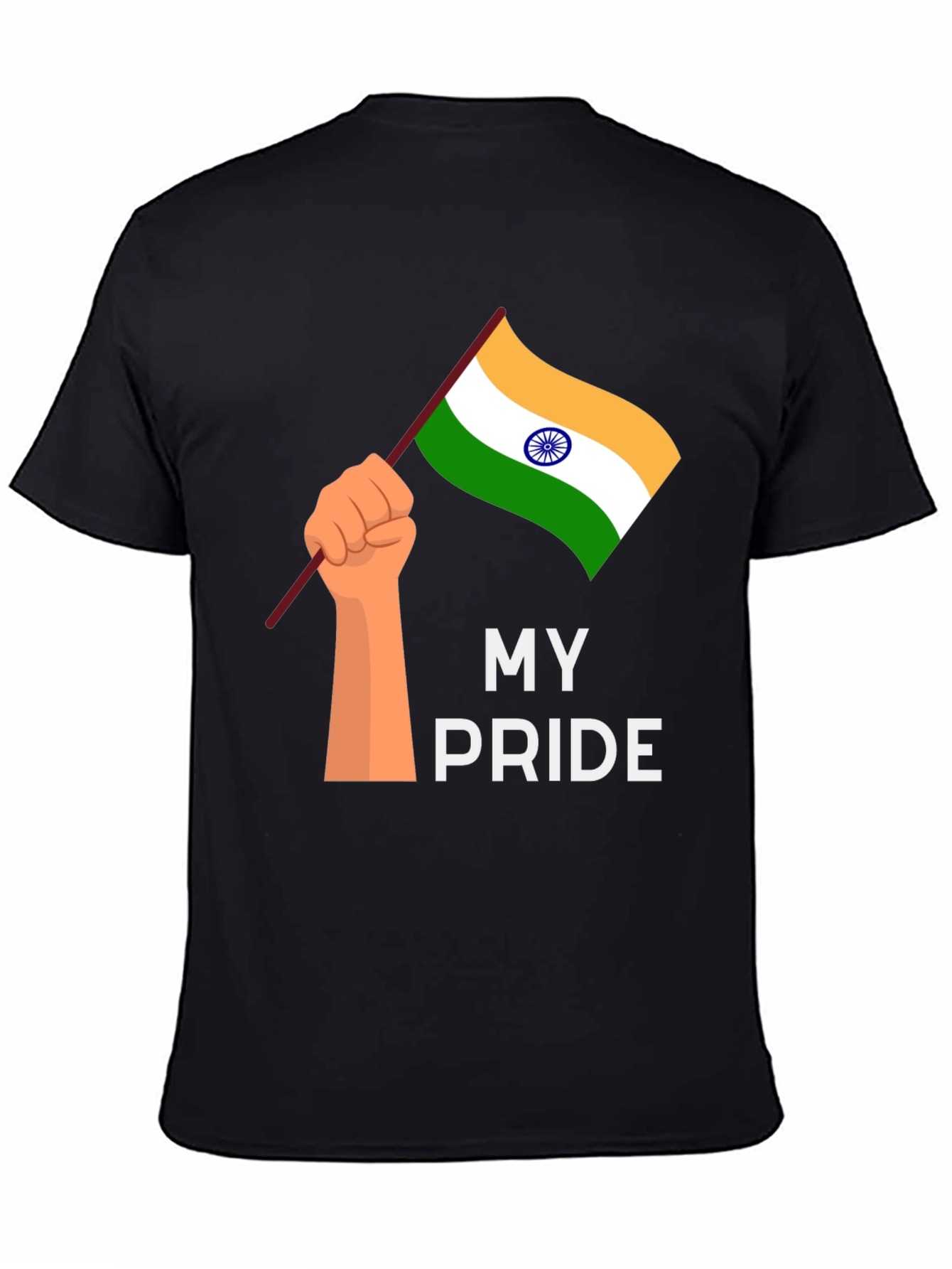 My Pride Graphic Tee - India Flag T-Shirt