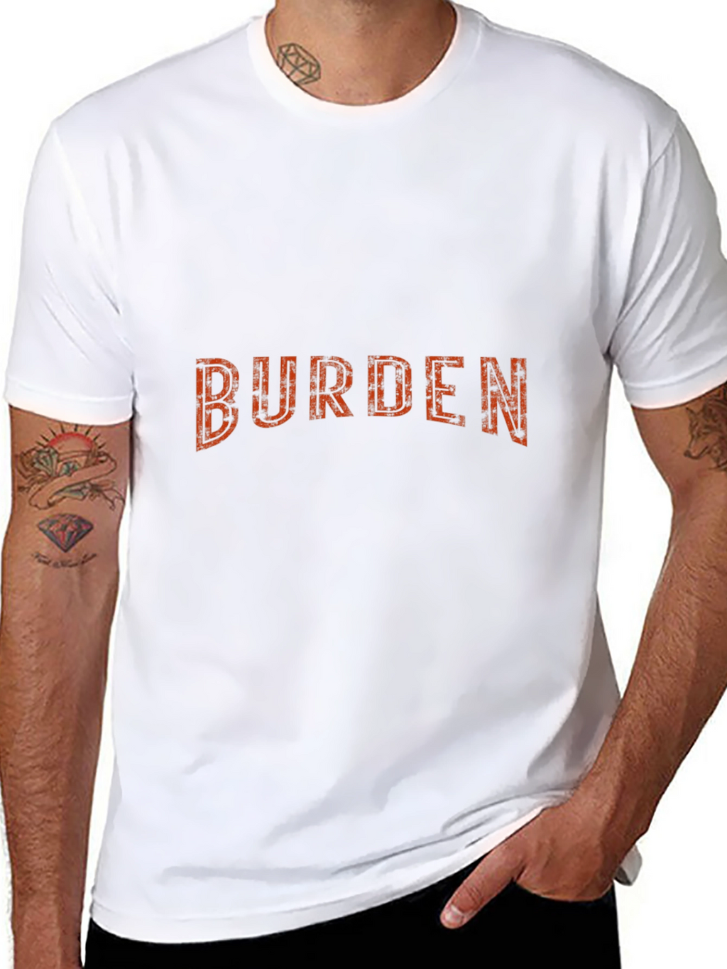 Burden Graphic Tee - Mens Black T-Shirt