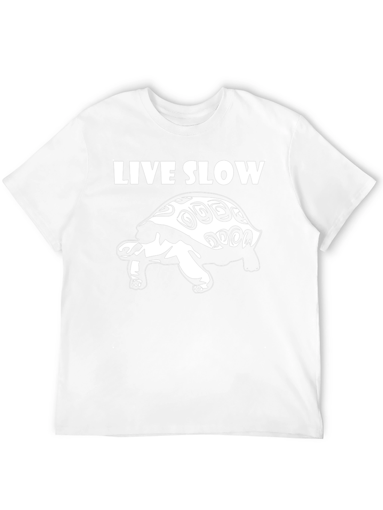 Live Slow Turtle Graphic T-Shirt