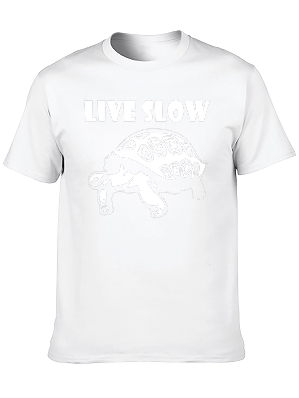 Live Slow Turtle Graphic T-Shirt