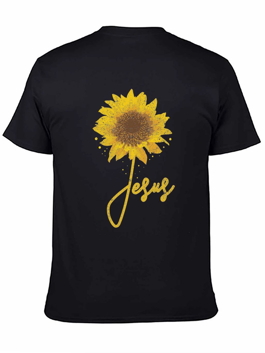 Sunflower Jesus Graphic T-Shirt