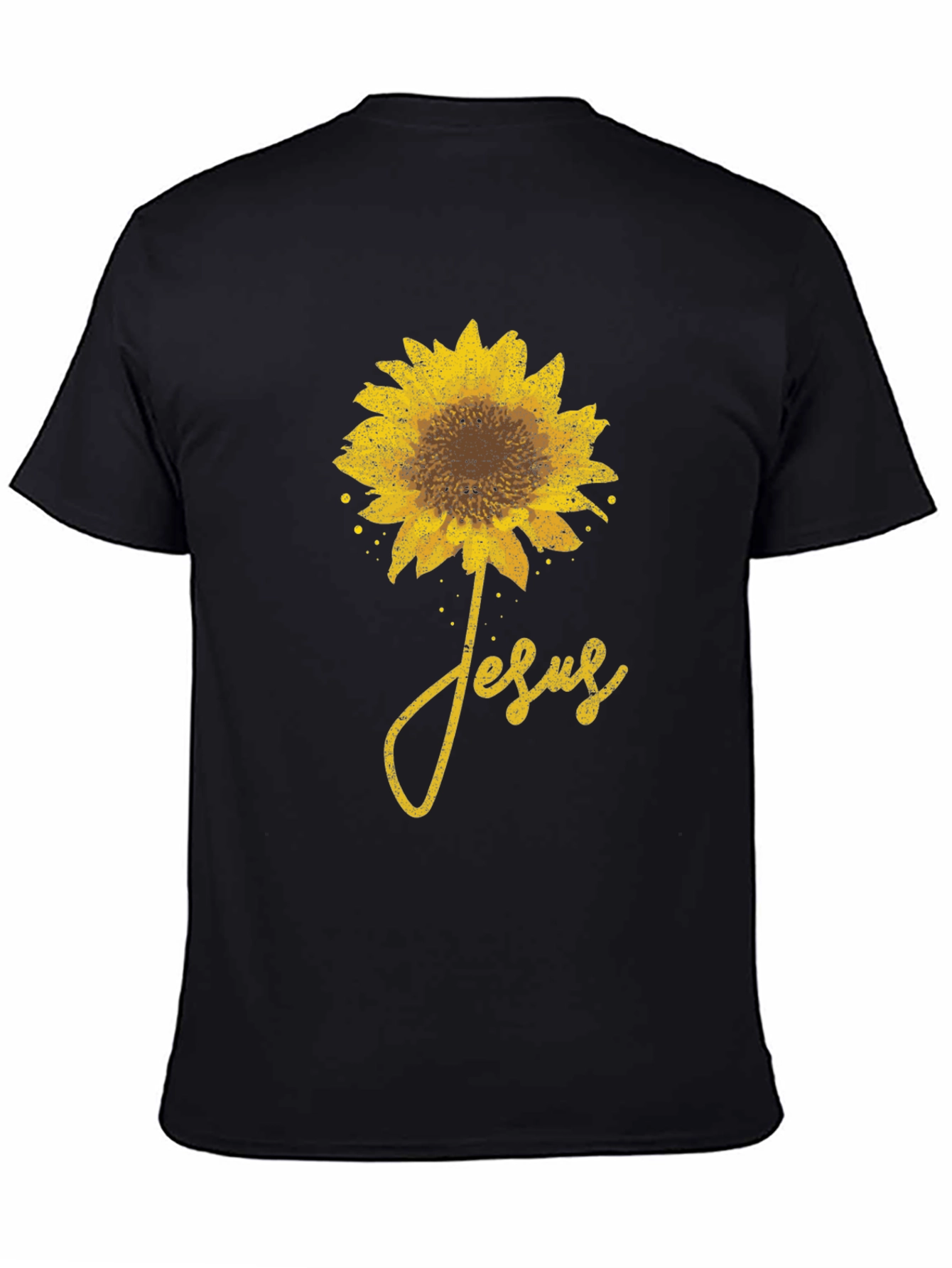 Sunflower Jesus Graphic T-Shirt