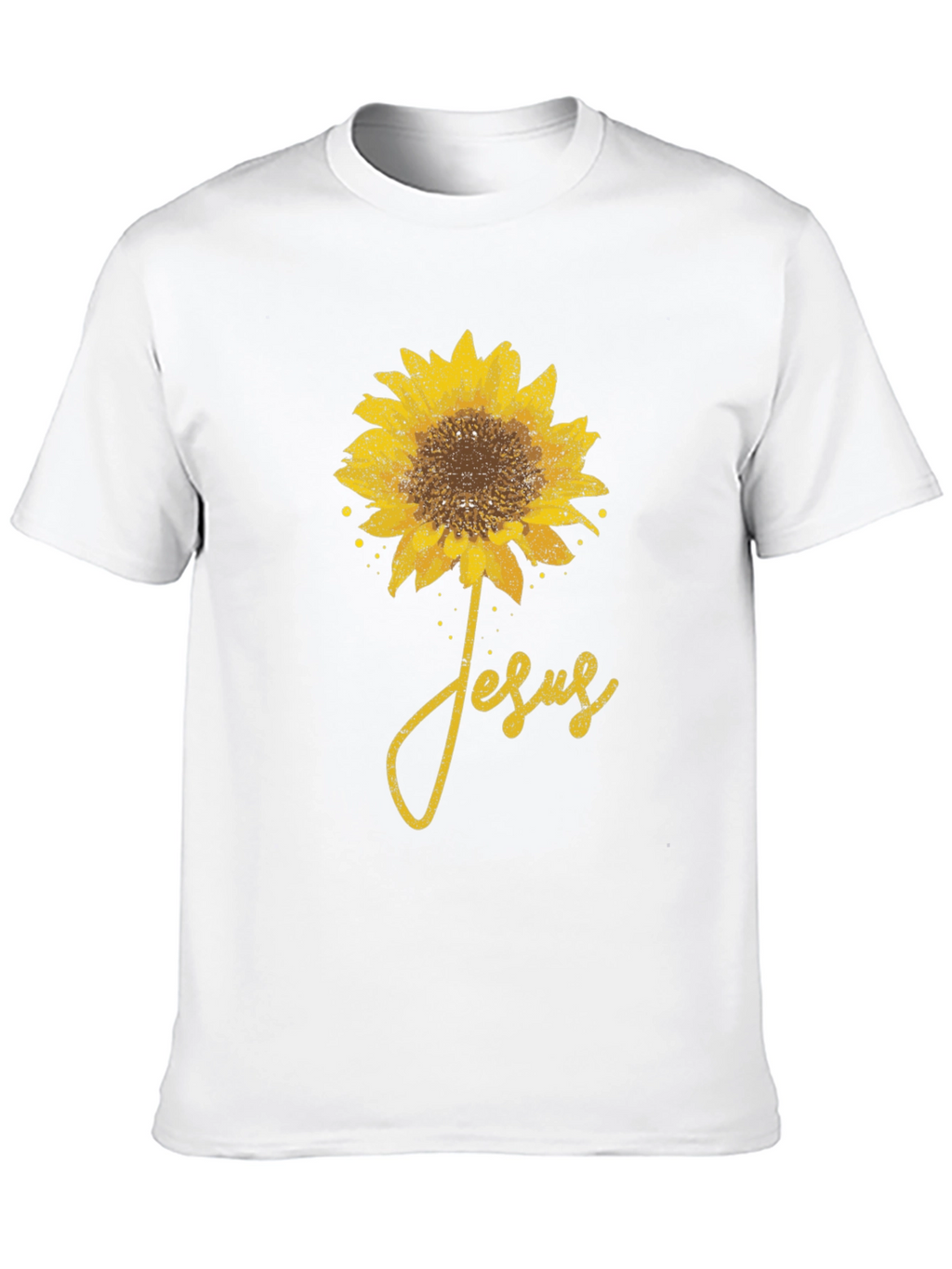 Sunflower Jesus Graphic T-Shirt