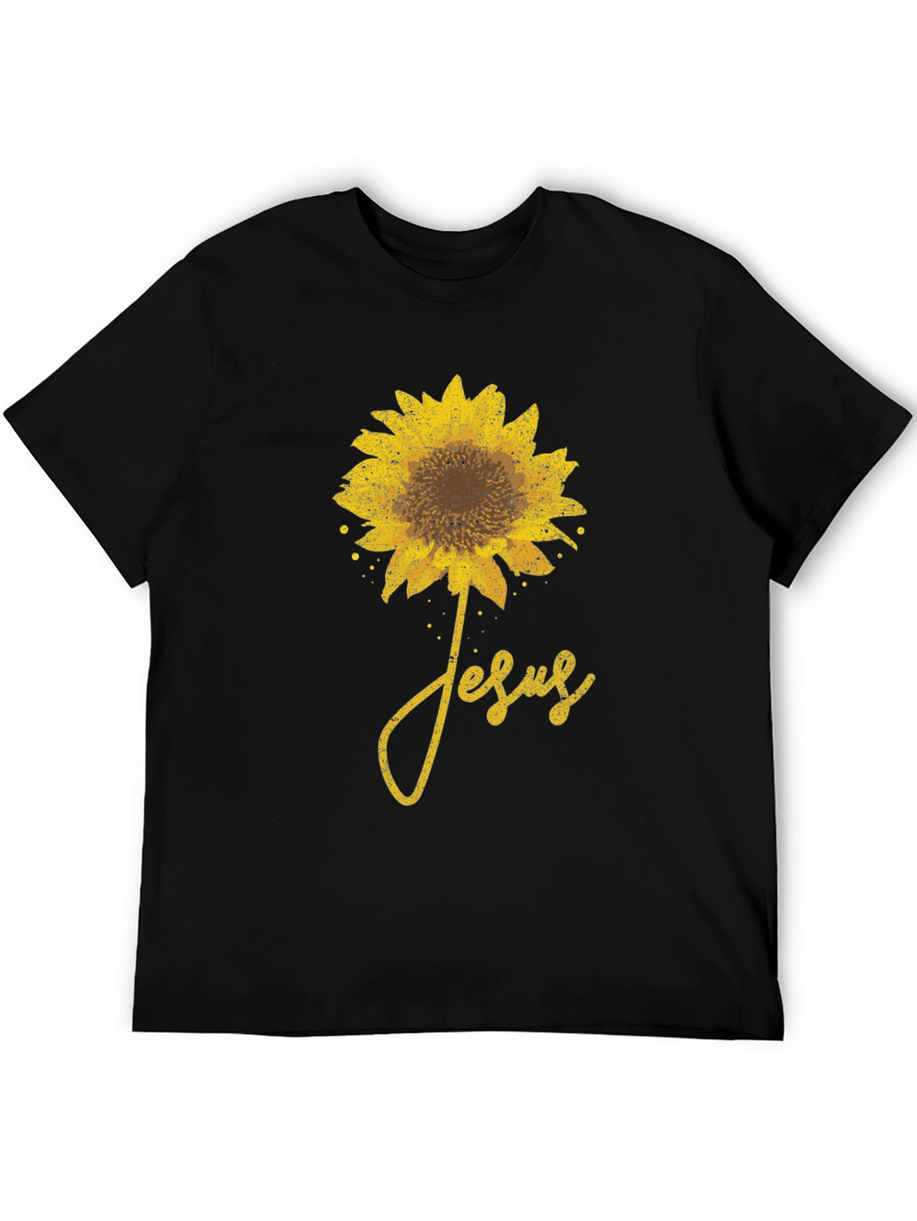 Sunflower Jesus Graphic T-Shirt