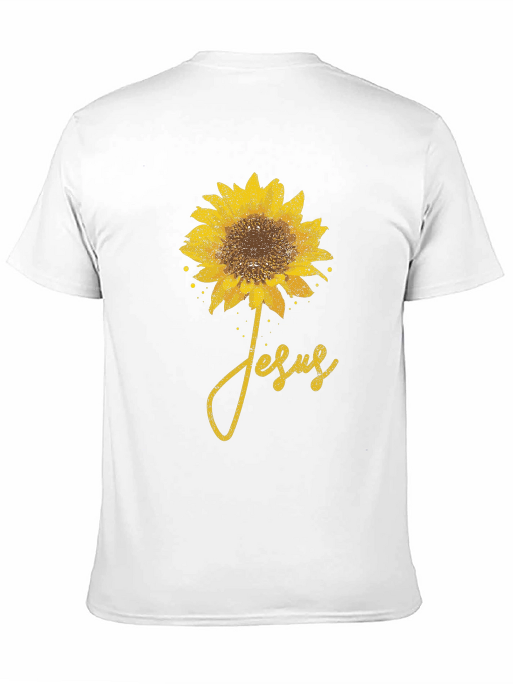 Sunflower Jesus Graphic T-Shirt