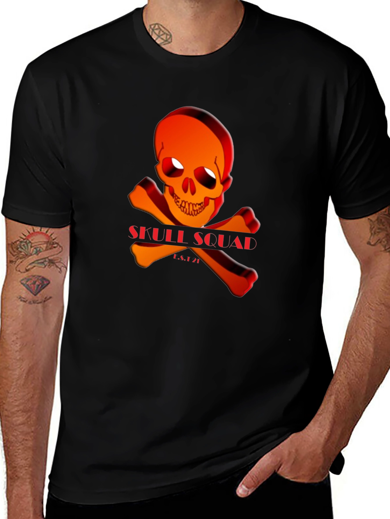 Skull Squad Graphic T-Shirt
