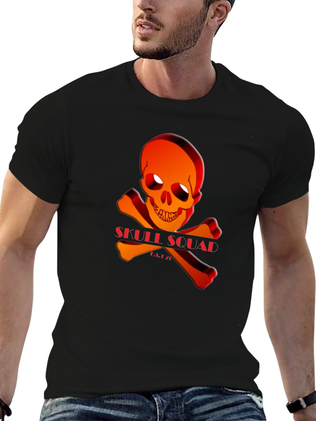 Skull Squad Graphic T-Shirt