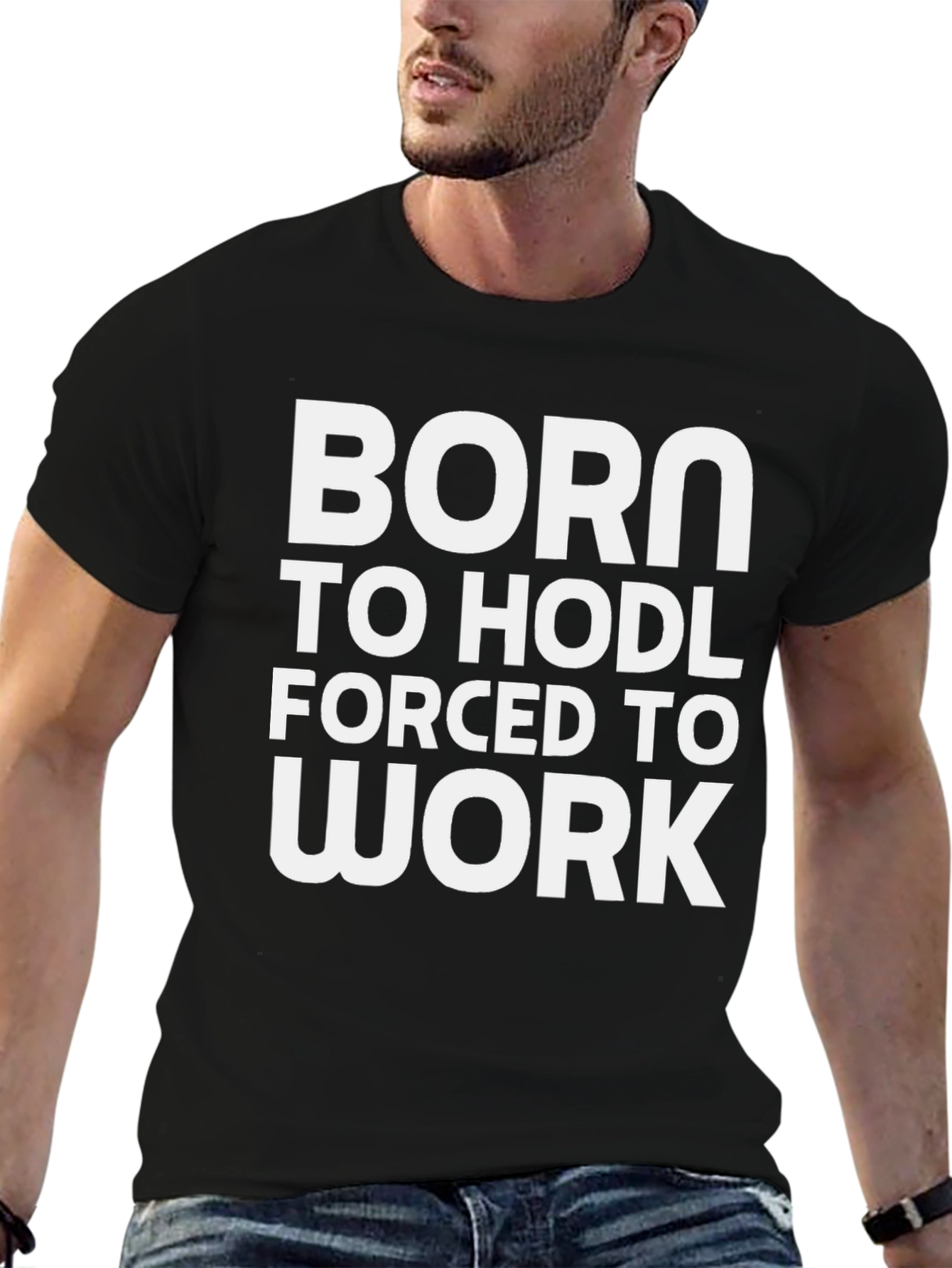 Born to HODL T-Shirt Crypto Bitcoin