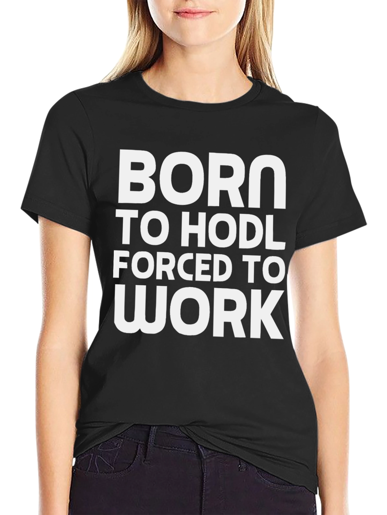 Born to HODL T-Shirt Crypto Bitcoin