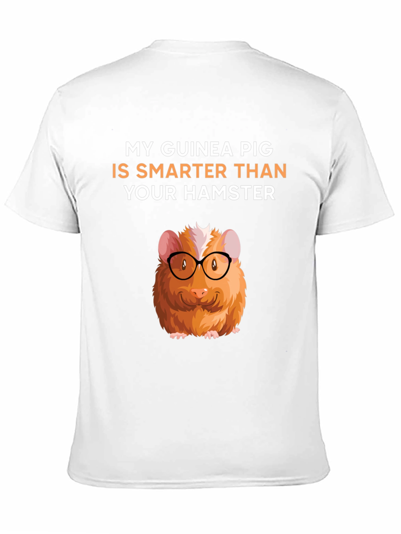 Guinea Pig Smarter Than Hamster Graphic Tee