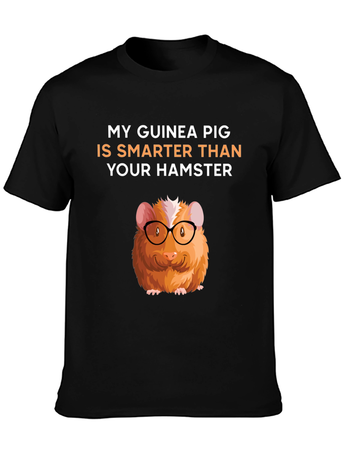 Guinea Pig Smarter Than Hamster Graphic Tee